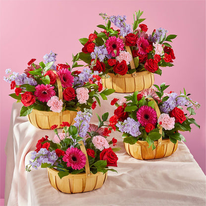 Pink Picnic Basket – FUJI'S ALADDIN FLOWERS, National City CA