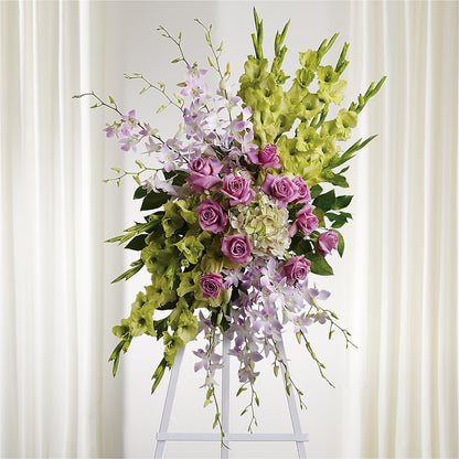 Lasting Legacy Standing Spray – FUJI'S ALADDIN FLOWERS, National City CA