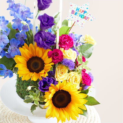 Star of the Day Floral Cake – FUJI'S ALADDIN FLOWERS, National City CA