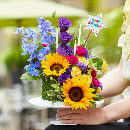 Star of the Day Floral Cake – FUJI'S ALADDIN FLOWERS, National City CA