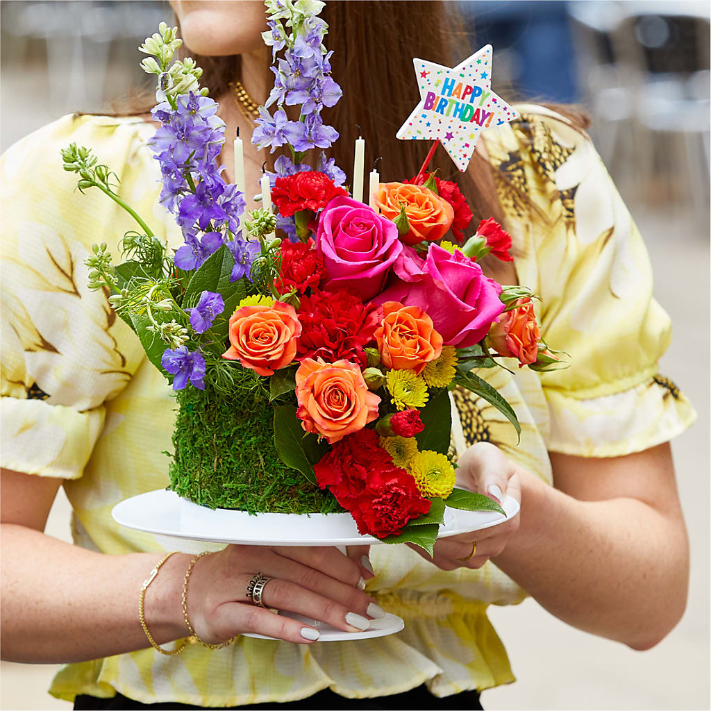 Best Year Yet Floral Cake – FUJI'S ALADDIN FLOWERS, National City CA