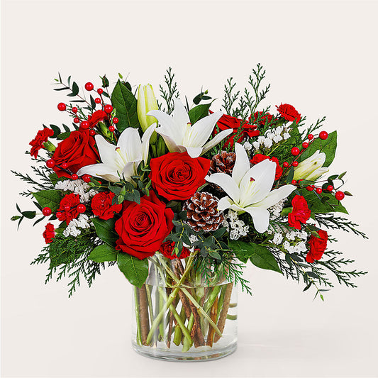 Best in Snow Bouquet – FUJI'S ALADDIN FLOWERS, National City CA