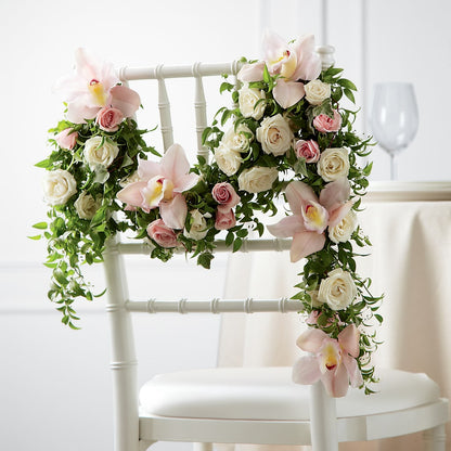 Orchid Rose Chair Décor – FUJI'S ALADDIN FLOWERS, National City CA