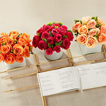 Dawn Rose Centerpiece – FUJI'S ALADDIN FLOWERS, National City CA